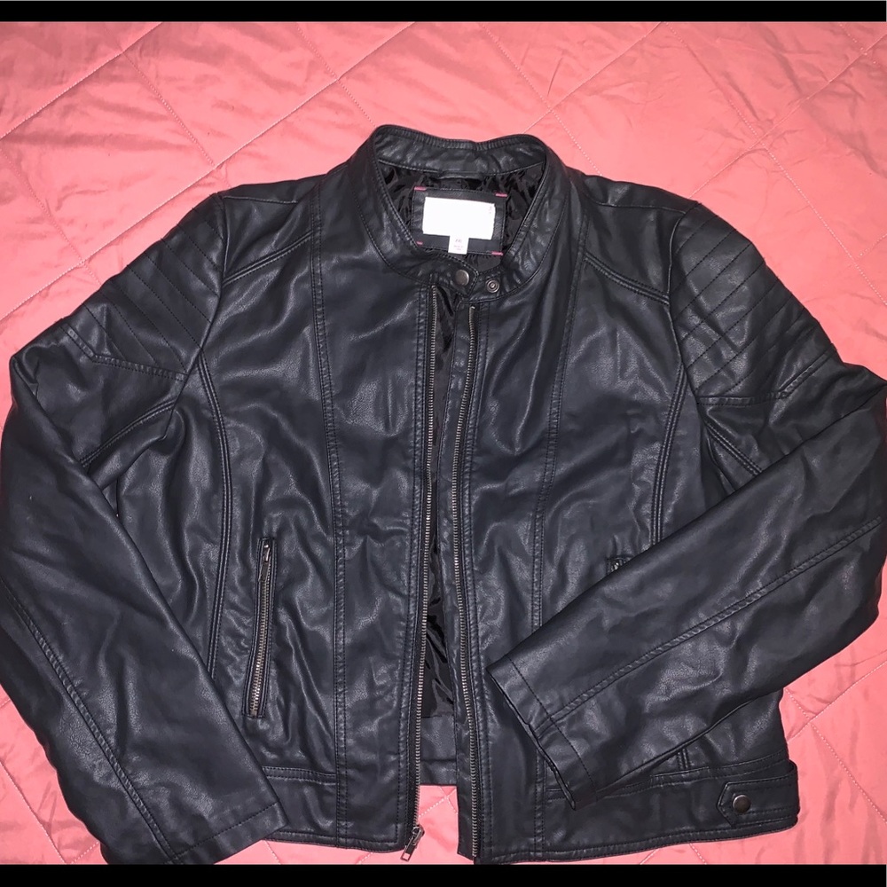 Faux leather Moto jacket
